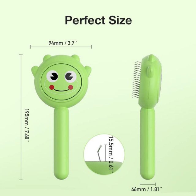 Self-Cleaning Pet Grooming Brush for Cats & Dogs - Image 8