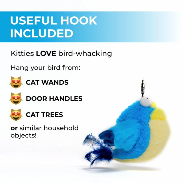 Flapping Bird Cat Toy with Chirping Sounds and Catnip - Image 5