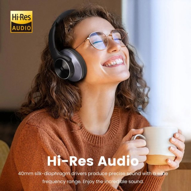 Wireless Bluetooth Over-Ear Headphones with Active Noise Cancelling and Hi-Res Audio - Image 7