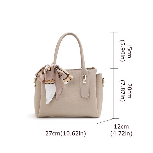 Genuine Leather Top Handle High-Capacity Fashion Handbag - Image 5