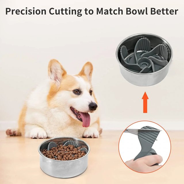 Slow Feeder Insert for Dog Bowls with Strong Suction - Image 3