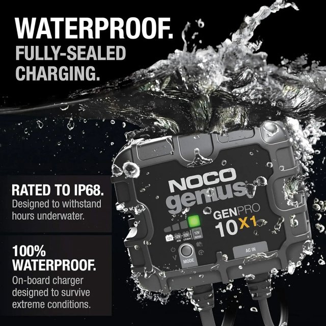 1-Bank 10A Smart Marine Battery Charger - Image 3