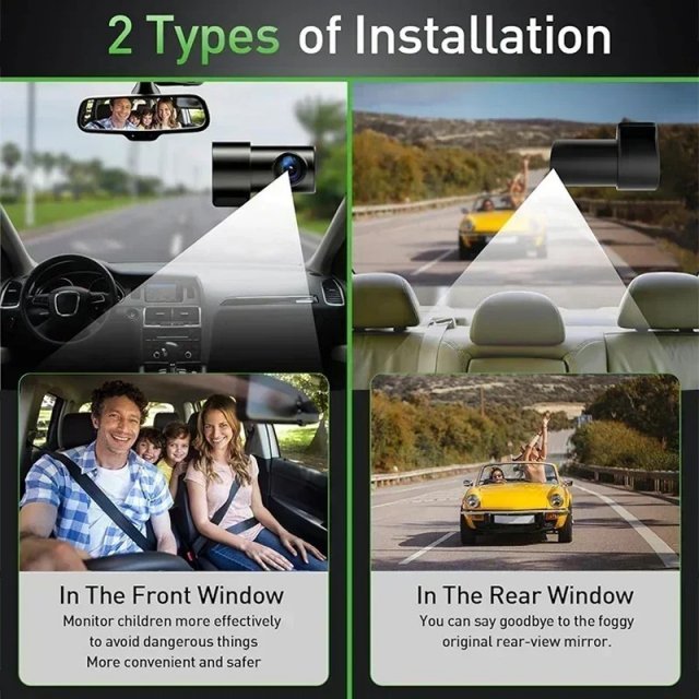 4K WiFi Dual Dash Cam with Night Vision - Image 3