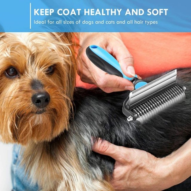 Professional 2-in-1 Dog Grooming Brush - Image 6