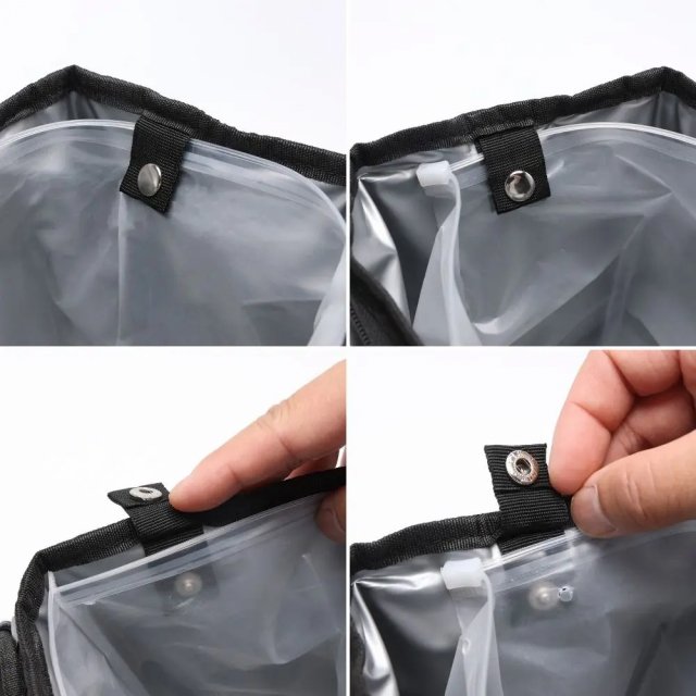 Large Capacity Waterproof Hanging Car Trash Can - Image 3