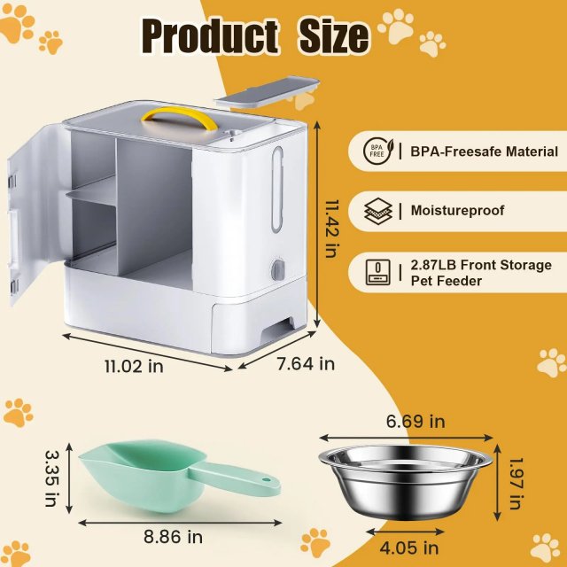 Waterproof Pet Dog Food Storage Tank and Feeding Station - Image 6