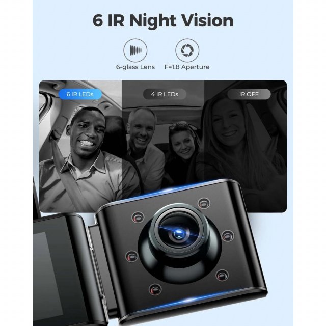 4K Dash Cam with Night Vision, GPS, and WiFi - Image 3