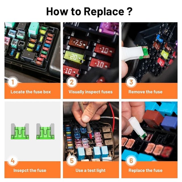 180-Piece Mixed Automotive Fuse Kit – Micro, Mini & Standard Blade Fuses - Image 5