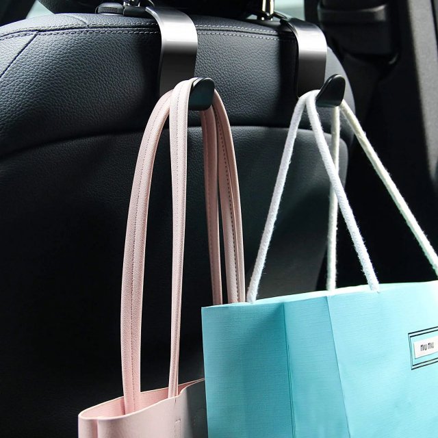 Car Seat Headrest Hook Back Seat Organizer for Handbags and Coats - Image 5