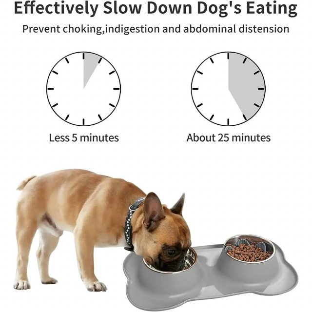 Slow Feeder Insert for Dog Bowls with Strong Suction - Image 4