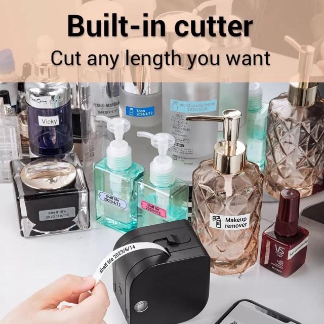 Portable Bluetooth Label Maker with Built-in Cutter - Image 4