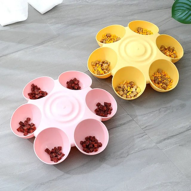 6-in-1 Flower Shape Pet Bowl and Water Bottle - Image 4