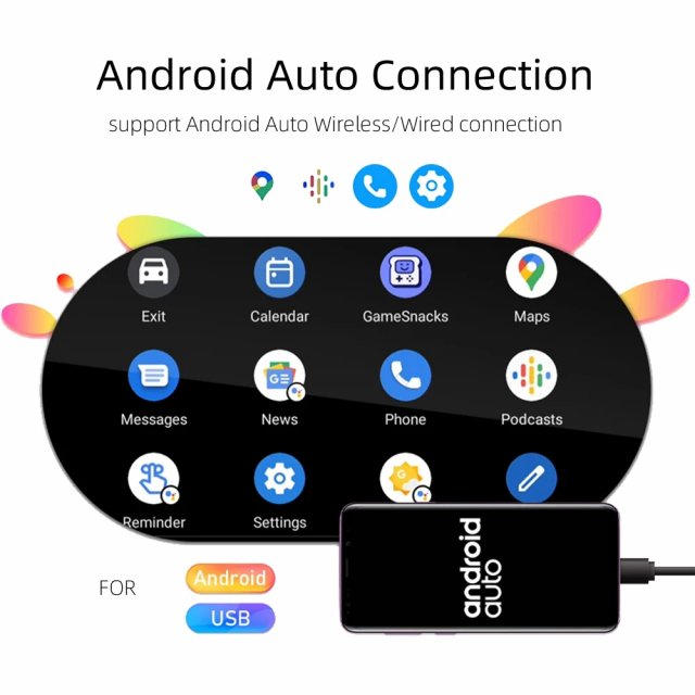 7" Retractable Touchscreen Car Stereo with Wireless CarPlay, Android Auto, and Backup Camera - Image 6
