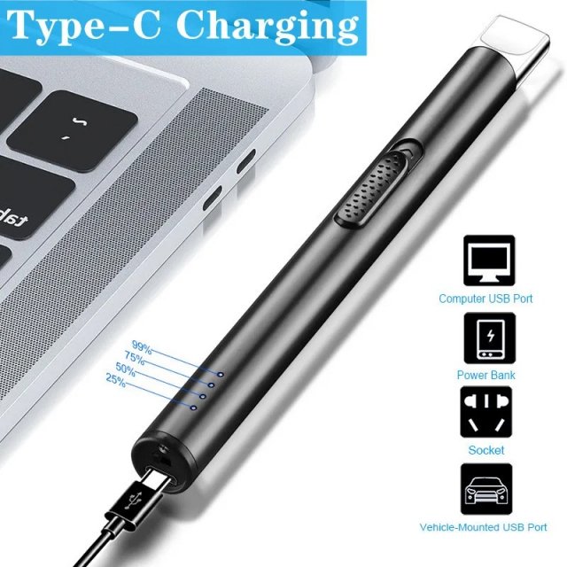 USB Rechargeable Flameless Arc Lighter - Image 5