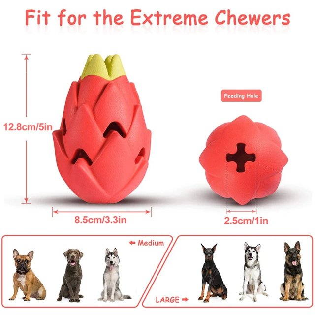 Indestructible Pitaya Dog Chew Toy for Aggressive Chewers - Image 6