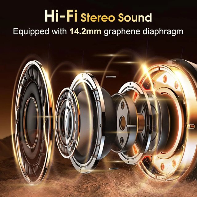 Wireless Bluetooth Earbuds with HiFi Sound, Waterproof, Noise Reduction, 75H Playtime - Image 5