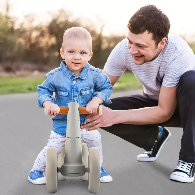 Baby Balance Bike with 4 Wheels - Image 4