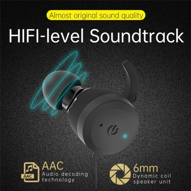 Waterproof Bluetooth 5.0 Sports Earbuds with 20 Hours Playtime | Dual Wear Style Wireless Headset - Image 7