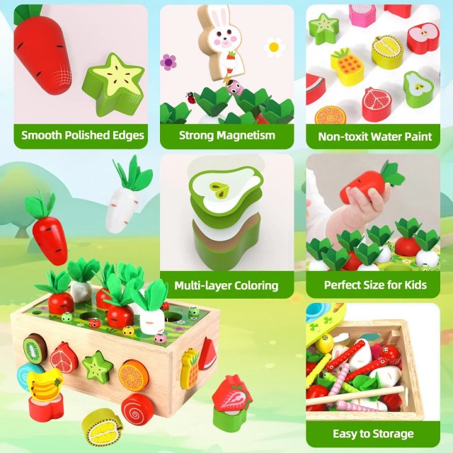 Kids Wooden Shape Matching Toy - Image 3