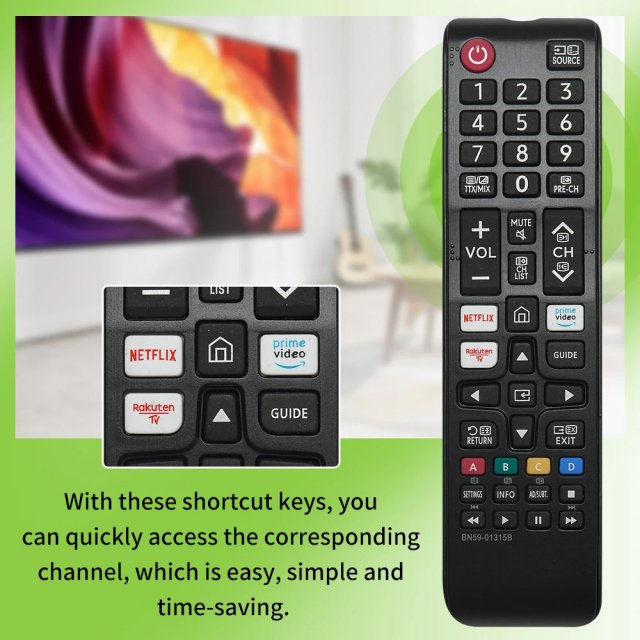Universal TV Remote Control with 433 MHz Frequency - Image 3