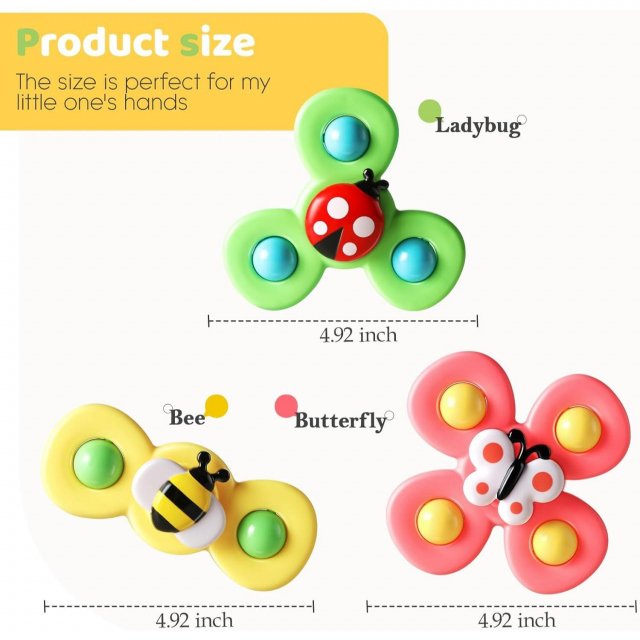 Baby Bath Spinner Toys - Image 5