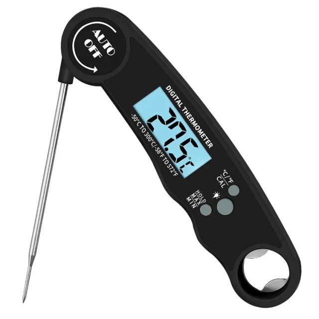 Portable Digital Kitchen Meat Thermometer with Folding Probe - Image 7