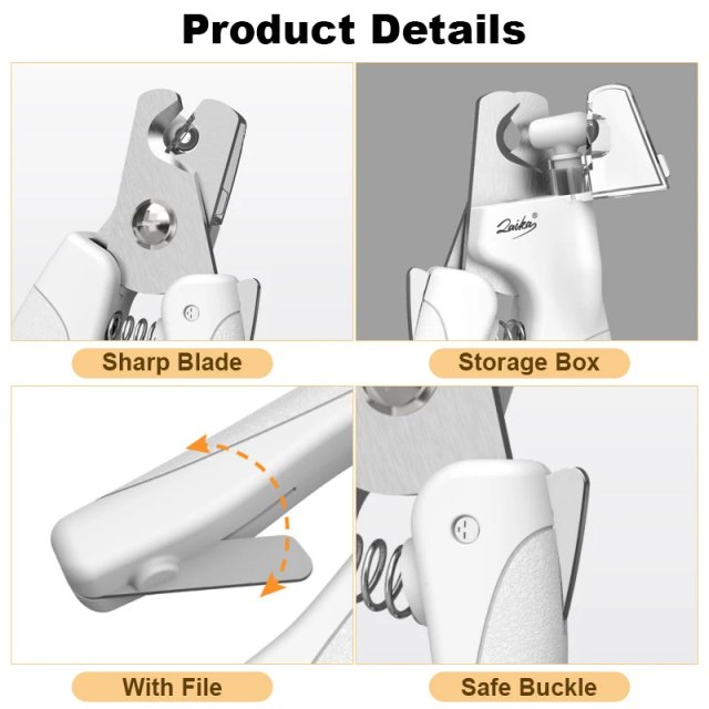 LED Pet Nail Clippers with Safety Light – Professional Grooming Tool - Image 6
