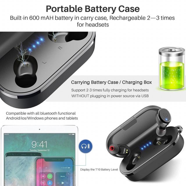 T10 Bluetooth 5.3 Wireless Earbuds - Image 5