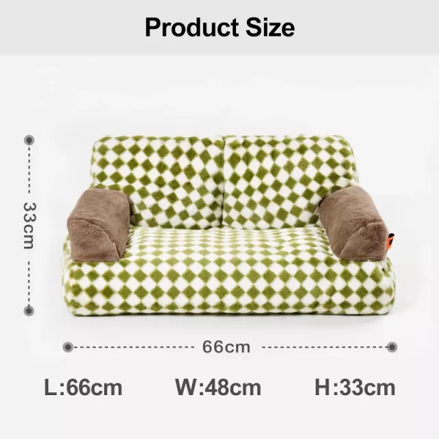 Soft Fluffy Cat Sofa Bed - Image 6