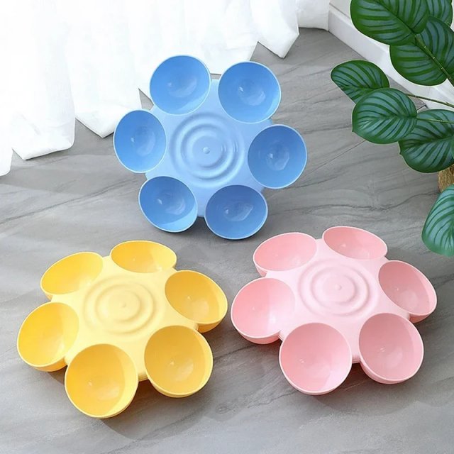 6-in-1 Flower Shape Pet Bowl and Water Bottle - Image 2
