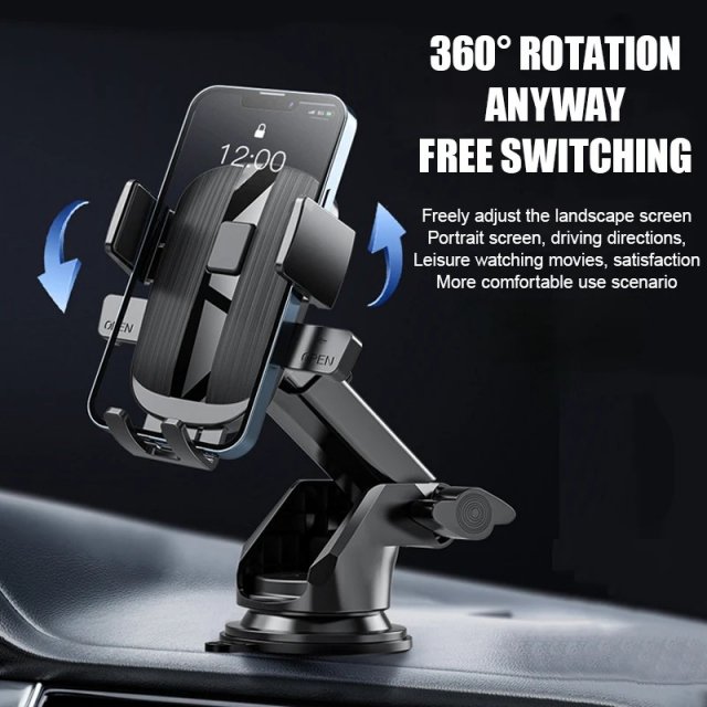 Adjustable Suction Cup Car Phone Holder - Image 4
