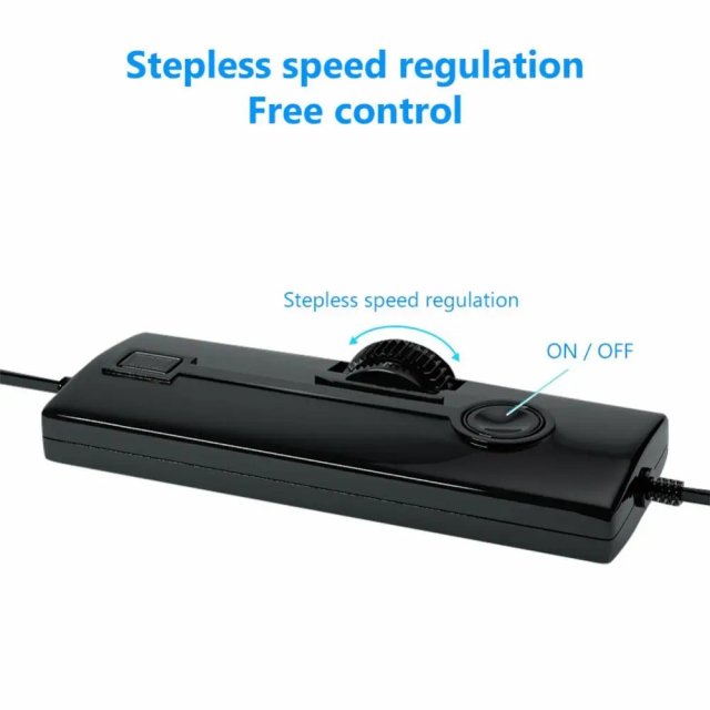 12/24V Dual Head Rotatable Car & Truck Clip-On Cooling Fan - Image 5