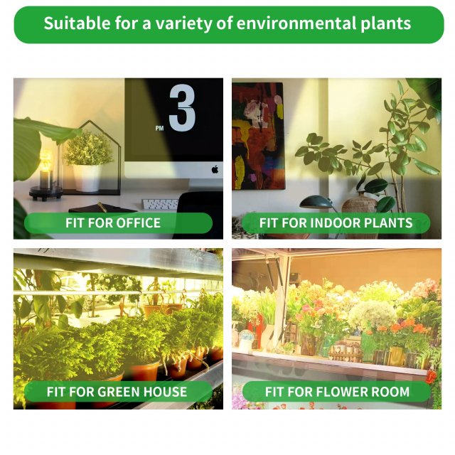 USB LED Indoor Plant Grow Light with Timer & 10 Dimmable Levels - Image 5