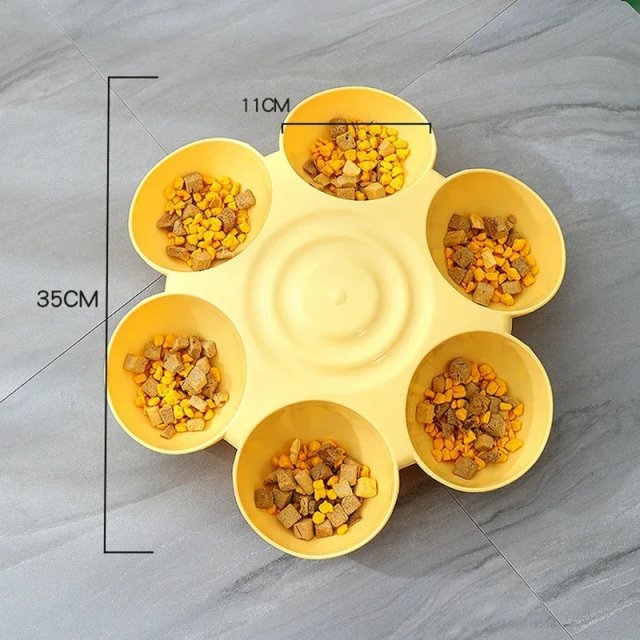 6-in-1 Flower Shape Pet Bowl and Water Bottle - Image 5