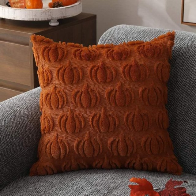 Autumn Pumpkin Cushion Cover - Image 3