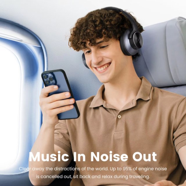 Wireless Bluetooth Over-Ear Headphones with Active Noise Cancelling and Hi-Res Audio - Image 8