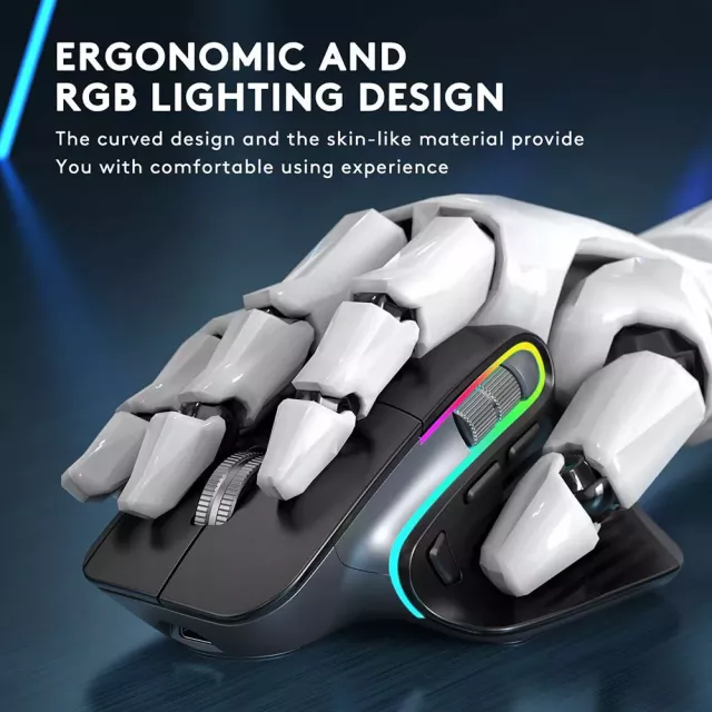 Multi-Device Wireless Mouse with Bluetooth 5.0 & 2.4G - Image 5