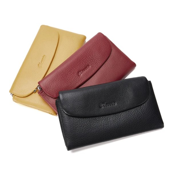 Genuine Leather Trifold Wallet with Coin Purse and Card Holder - Image 5