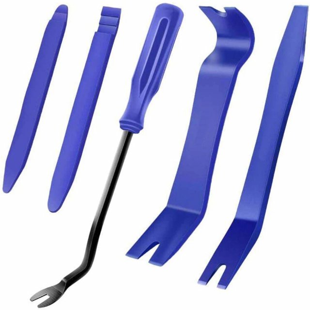 5-Piece Auto Door Trim Removal Tool Kit with Fastener Remover - Image 7