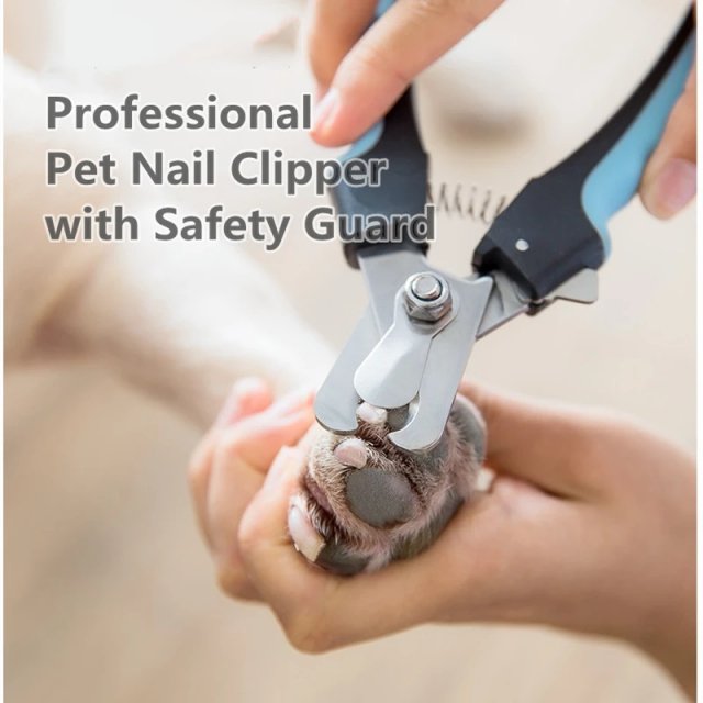 Professional Pet Nail Clipper with Safety Guard for Cats and Dogs - Image 2