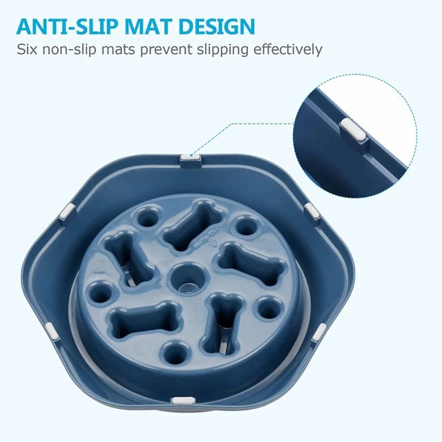 Slow Feeder Dog Bowl for Healthy Eating - Image 3