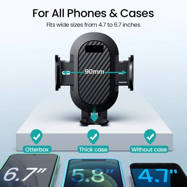 Universal Dashboard & Windshield Gravity Car Phone Holder - Image 7