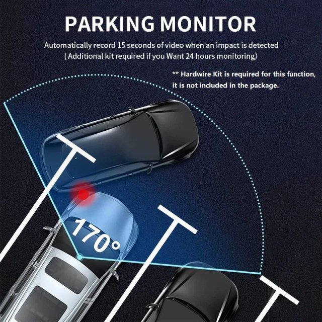 3-Channel 2K HD Dash Cam with Front, Rear & Inside Recording, IR Night Vision - Image 5