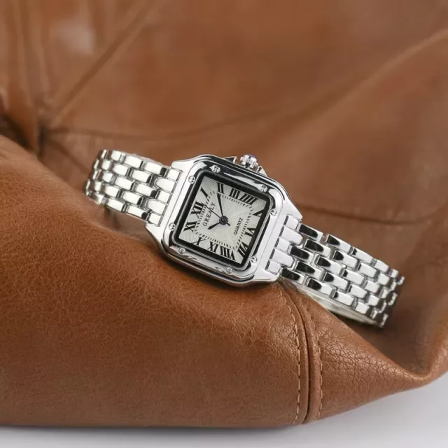 Women’s Silver Square Watch - Image 4