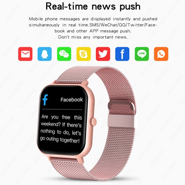 Smartwatch for Women with Custom Dial and Bluetooth Calling - Image 4
