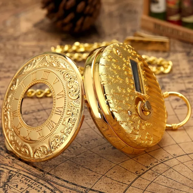 Musical Pocket Watch with Roman Numerals - Image 6