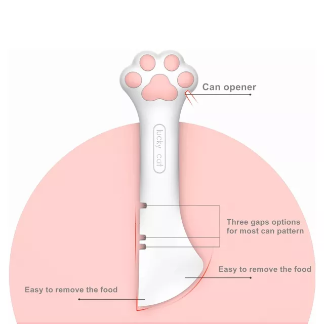 Multifunction Silicone Pet Spoon and Jar Opener with Can Lid for Dogs and Cats - Image 4