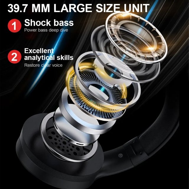 Wireless Bluetooth Foldable Headphones - Image 3