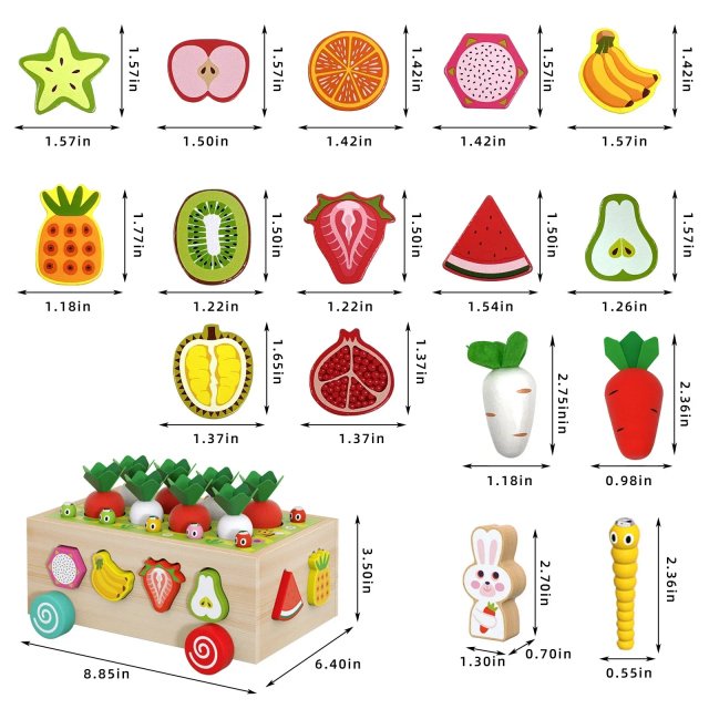 Kids Wooden Shape Matching Toy - Image 6