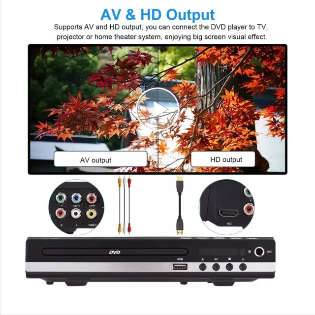 All-Region DVD and CD Player with AV Output - Image 5